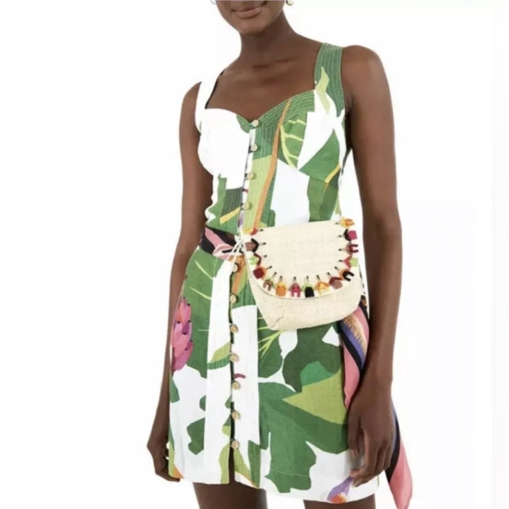 Farm Rio tropicalisitic linen minidress - Picture 6 of 13